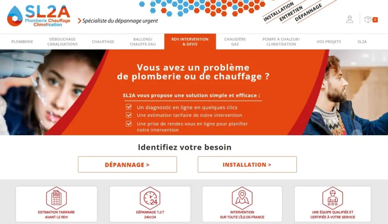intervention plomberie chauffage rdv en ligne